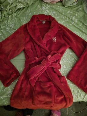 Victorias Secret Plush Bling Robe